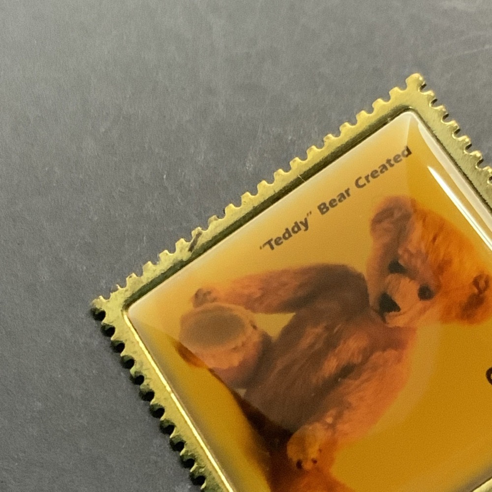 USPS 1998 "Teddy" Bear Created Postage Stamp Celebrate Century Collectible - Picture 4 of 5